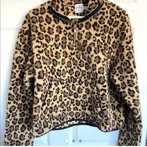 PRINCESS POLLY CHEETAH PRINT SHERPA